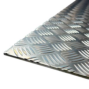 Aluminium Dørkeplate EN AW-5754 H114 5 Bar