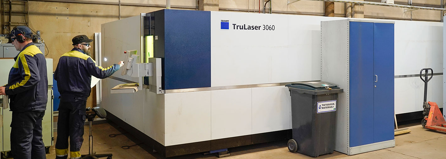 Laserskjæremaskin i Seinäjoki Laserskjæremaskin i Seinäjoki